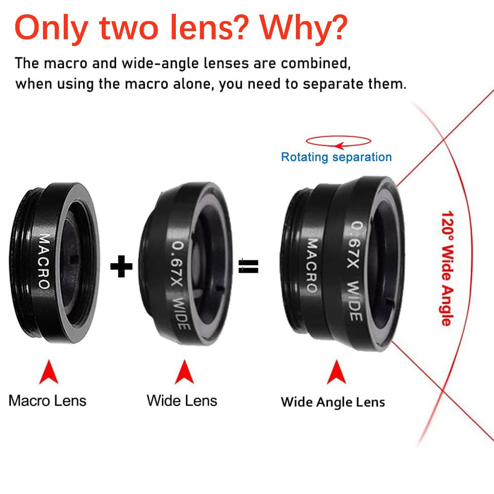 Universal 3 in 1 Fish Eye Lens - Fishing Camera ulasan dan harga