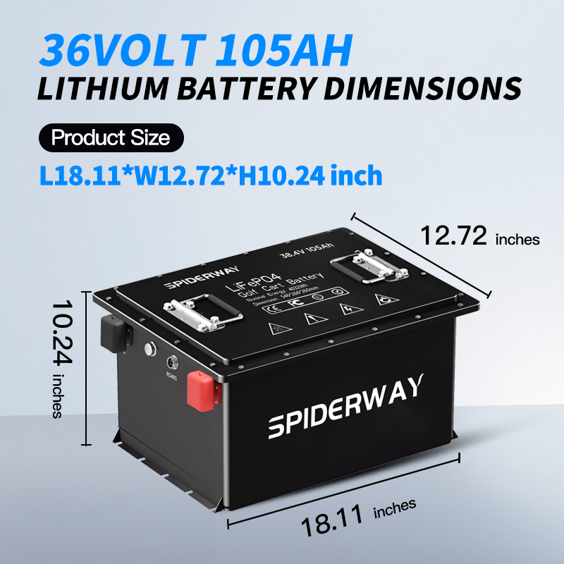 36V 105Ah Golf Cart LiFePO4 Li - Fish Finder Charger ulasan dan harga
