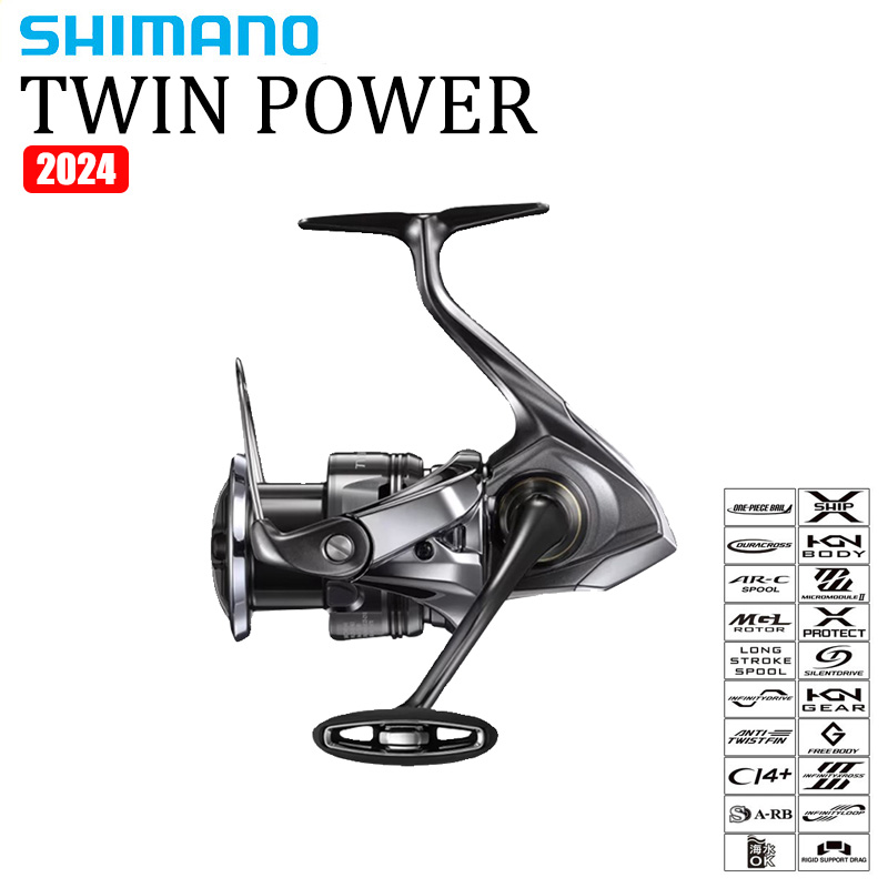 SHIMANO 2024 TWINPOWER Seawate - Shimano Reel Sustain ulasan dan harga