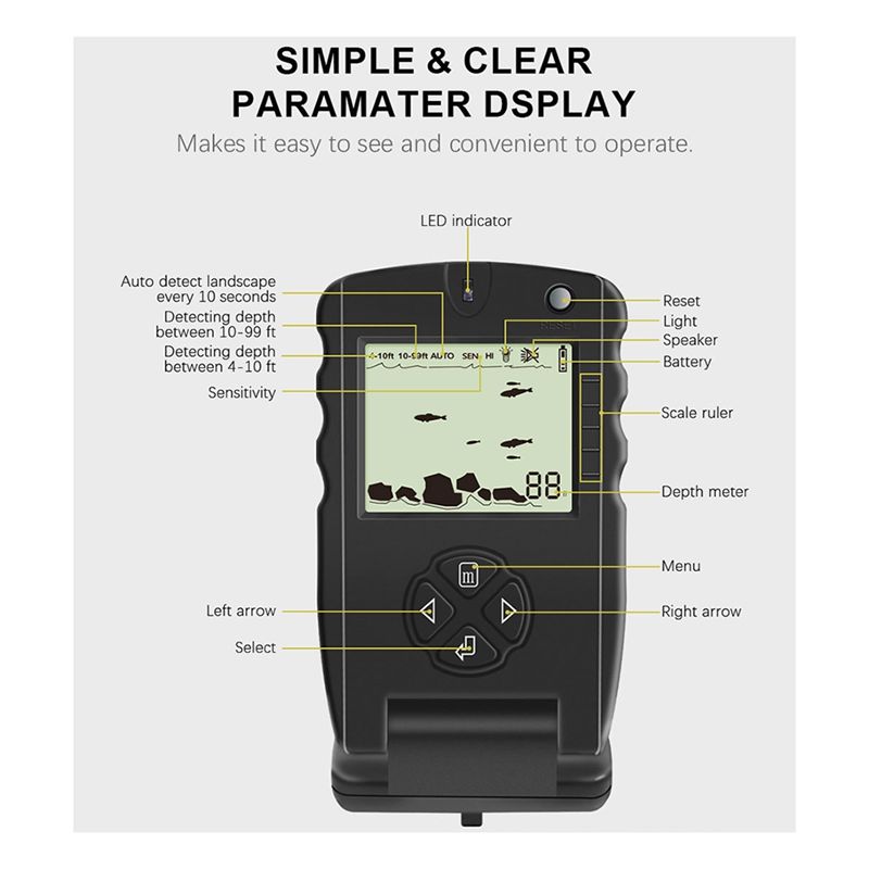 New Portable Fish Finder, Ice  - Fish Finder Portable ulasan dan harga