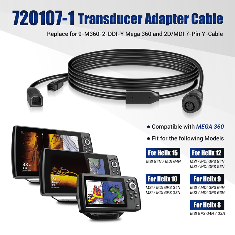 720107-1 Transducer Adapter Ca - Fish Finder Cable ulasan dan harga