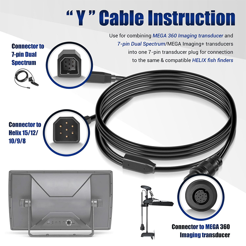 720107-1 Transducer Adapter Ca - Fish Finder Cable ulasan dan harga