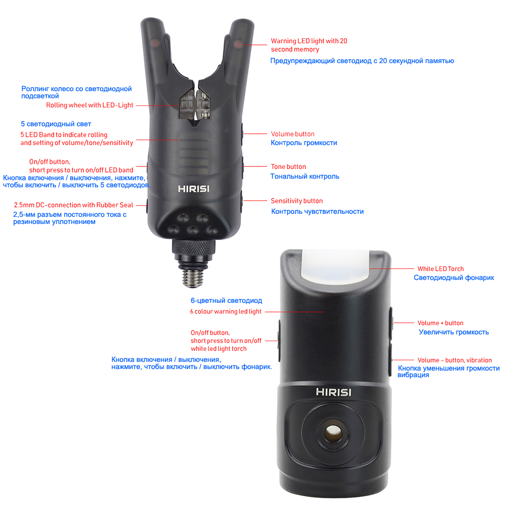 Hirisi Carp Fishing Alarm Set  - Fish Alarm ulasan dan harga