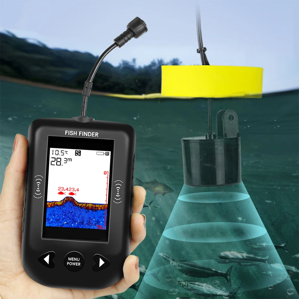 Alarm 100M Portable Sonar Fish - Fish Finder Portable ulasan dan harga