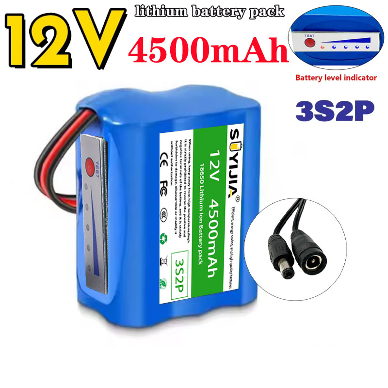18650 Lithium Battery 3s2p 12v - Fish Finder Portable ulasan dan harga