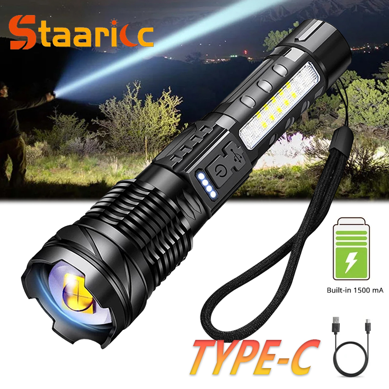 Powerful XHP50 LED Flashlight  - Fishing Light ulasan dan harga