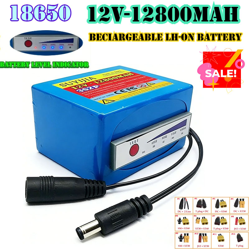 18650 Lithium Battery 3s2p 12v - Fish Finder Portable ulasan dan harga