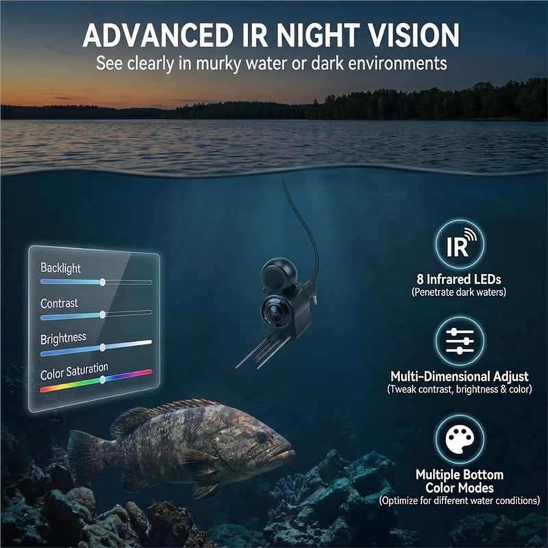 AA90-US Plug Underwater Fishin - Fish Finder Portable ulasan dan harga
