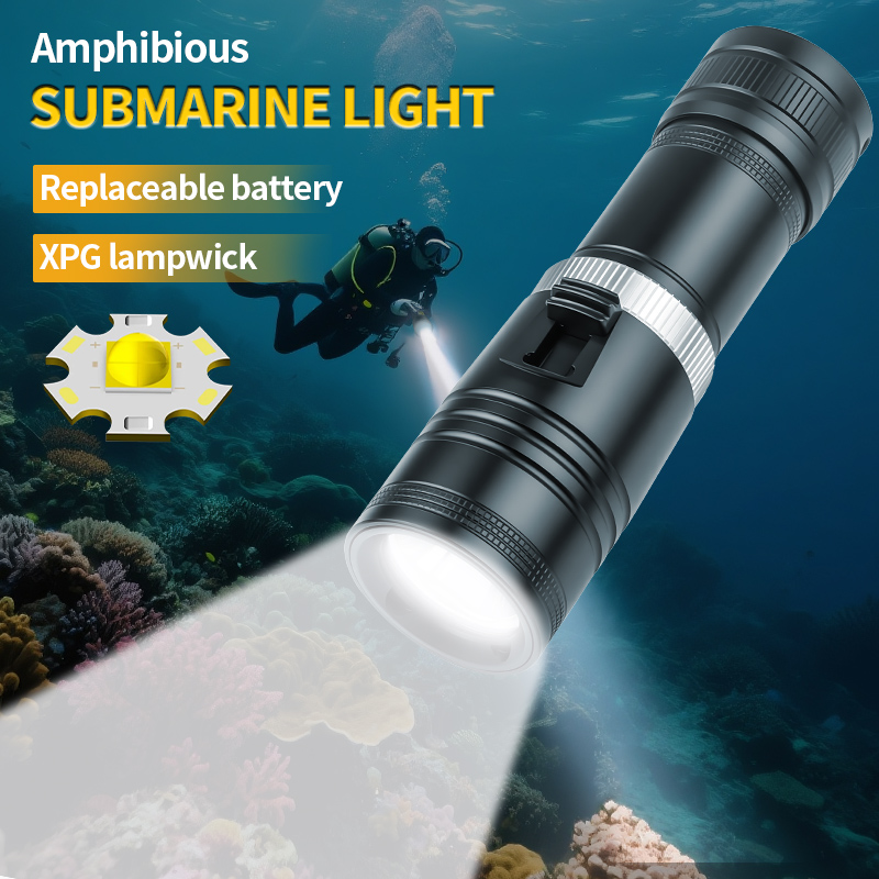 D117 Aluminum Waterproof IPX8  - Fishing Light ulasan dan harga