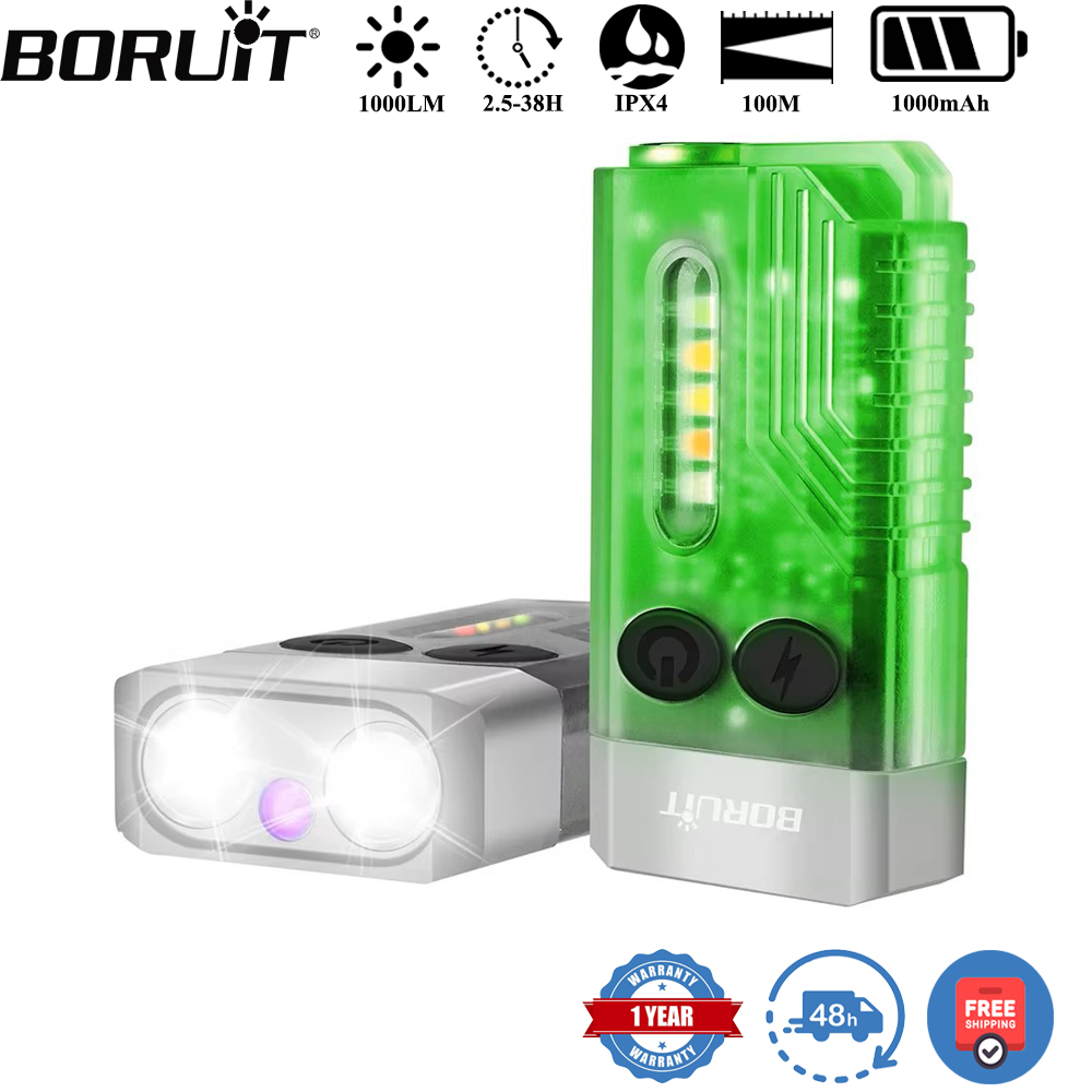 BORUiT V10 Keychain UV LED EDC - Fishing Light ulasan dan harga
