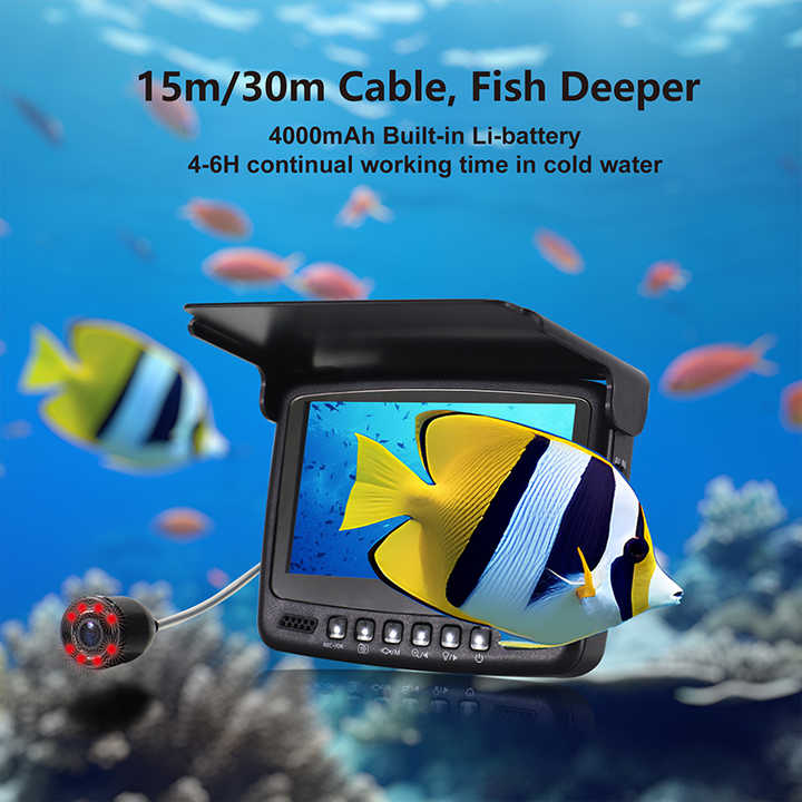 4.3 Inch Screen  Underwater 15 - Fishing Camera ulasan dan harga